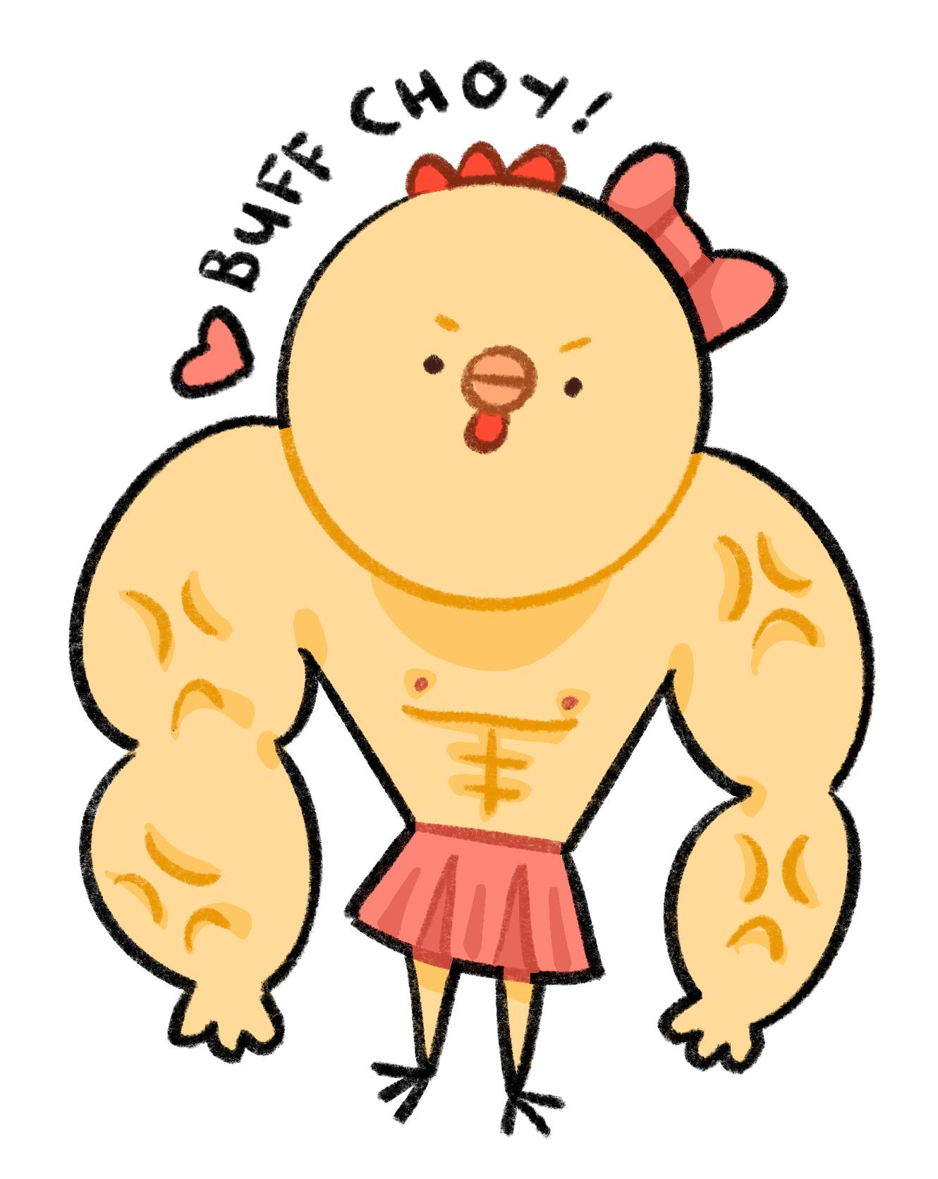 Bok Choy with really big muscles